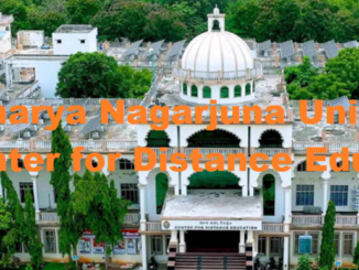 Acharya Nagarjuna University Distance Education