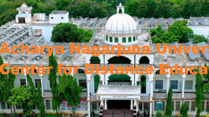 Acharya Nagarjuna University Distance Education