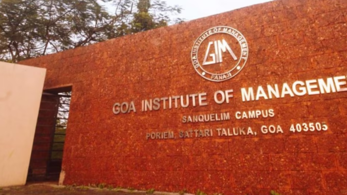Goa Institute of Management Goa Institute of Management